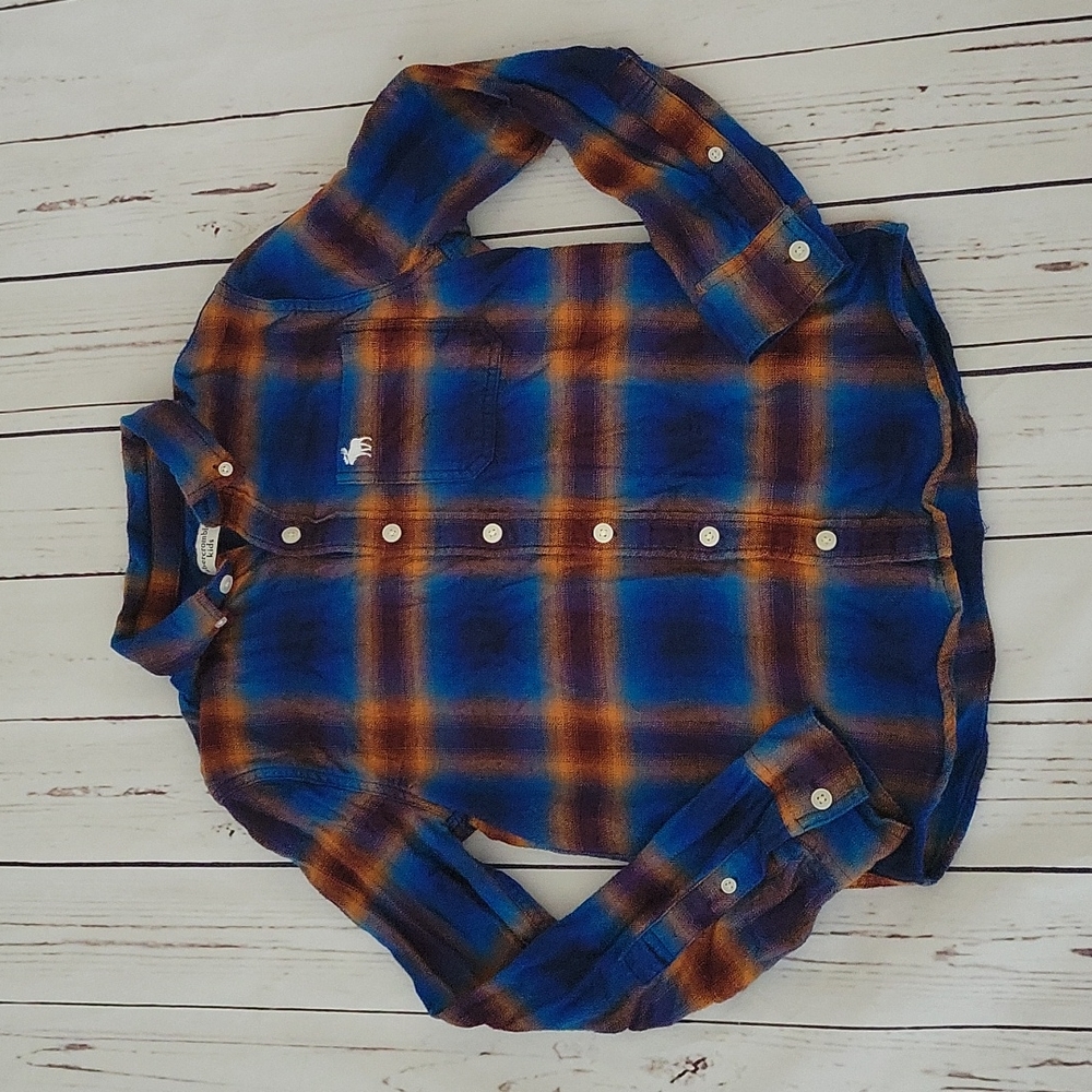 Abercrombie Kids Plaid Button Down